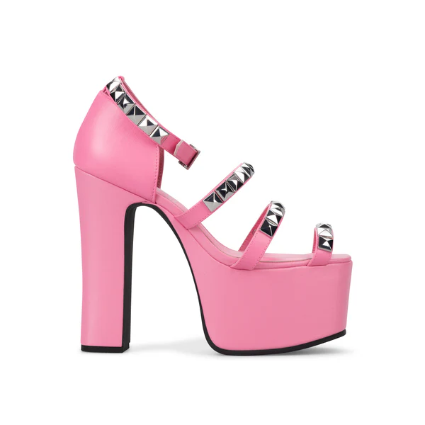 Pink Studded Iris Heels