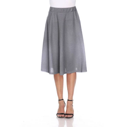 White Mark Women's Saya Flare Skirt
