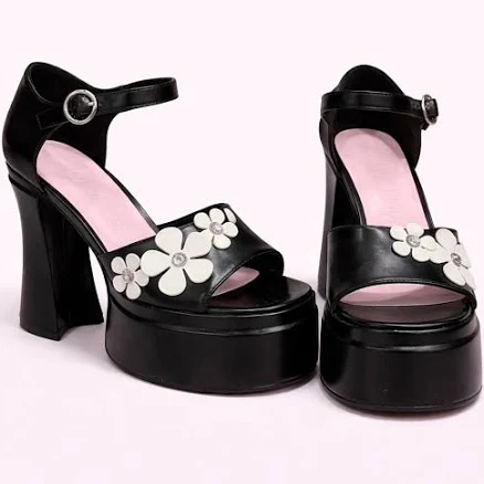 Dolls Kill Sugar Thrillz Daisy Platform Heels