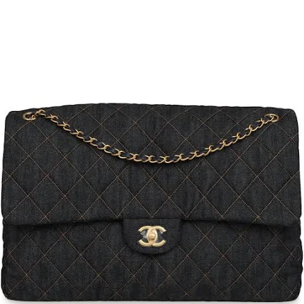 CHANEL XXL Classic Single Travel Flap Bag in Brushed Gold Hardware