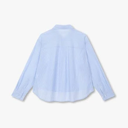 Studio Tomboy Women's Striped Single-Pocket Shirt