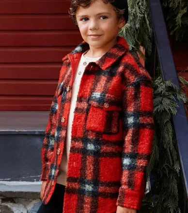Faux Shearling Button Up Shacket