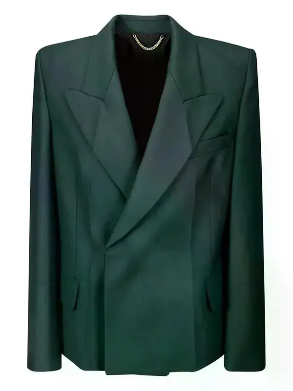 Puff-shoulder Blazer