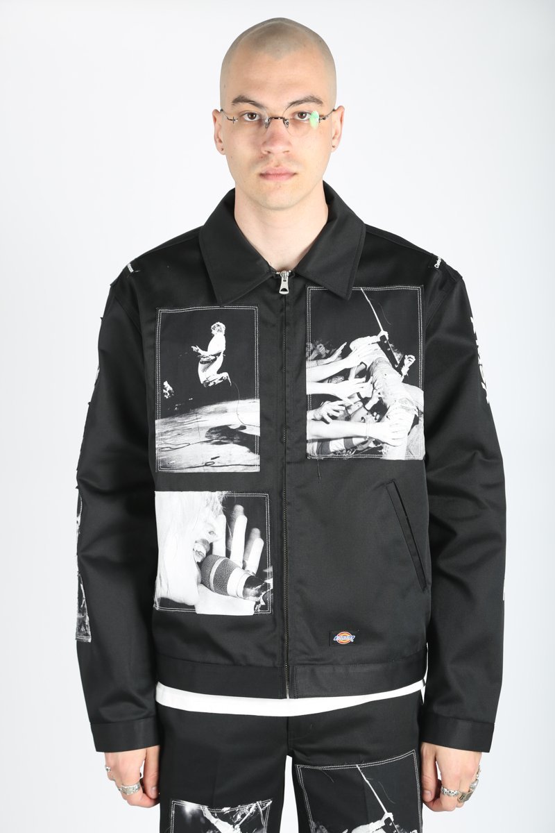 Takahiromiyashita The Soloist. Dickies Patched Eisenhower Jacket