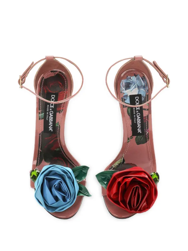 Keira Floral-appliqué Sandals