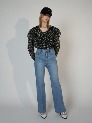 Slit Bootscut Denim PT
