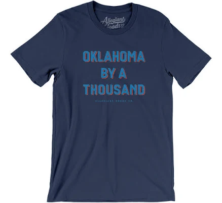 Oklahoma by A Thousand T-Shirt