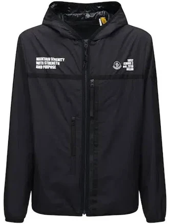 2 Moncler 1952 Black Nylon Jacket