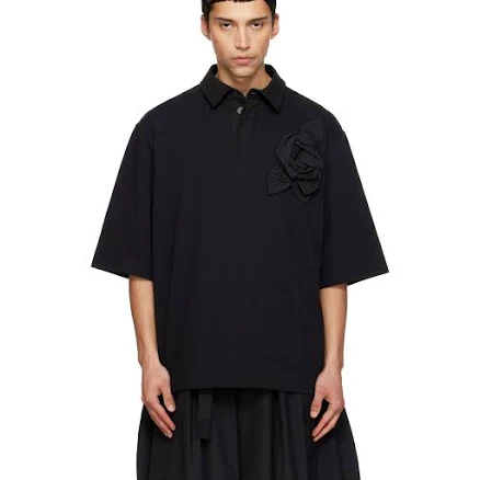 Simone Rocha Men's Pressed Rosette Rugby Jersey