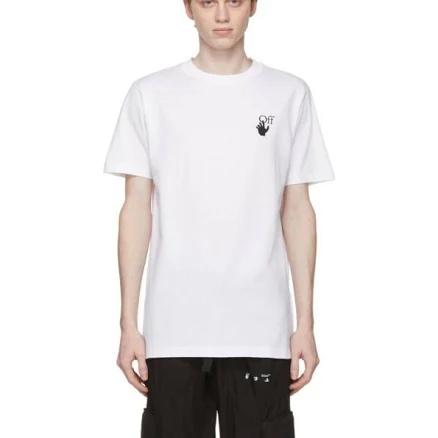Off-white C/o Virgil Abloh Spray Painting T-shirt In White For Men