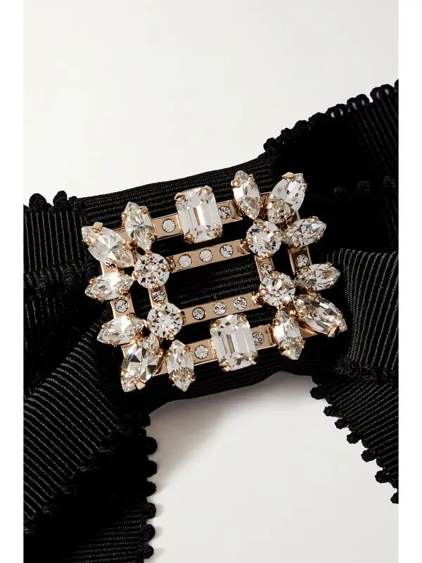 Crystal-embellished Hair Clip