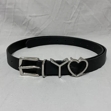 Y/Project Y Heart Leather Belt