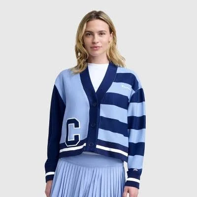 Champion Women's Collegiate Striped Cardigan
