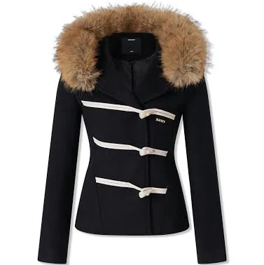 Hooded Tweed Duffle Coat