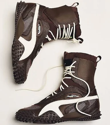Mostro Mid Sneaker Boots by PUMA in Brown, Size: 6W / 4.5M at Anthropologie