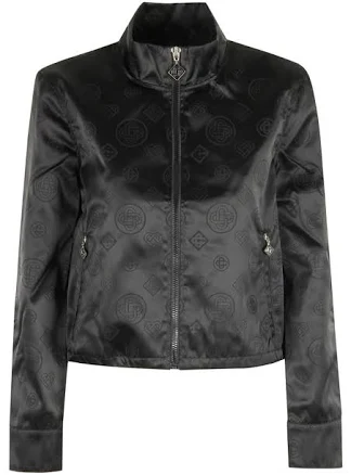 Casablanca Logo-Pattern Zipped Bomber Jacket - FR36