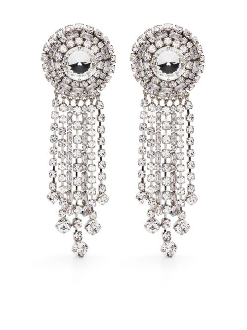 Star-shaped Drop Earrings