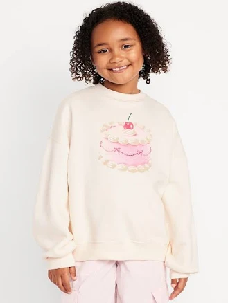 Old Navy Kids Oversized Fleece Sweatshirt