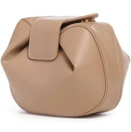 Nappa Leather Demi Clutch