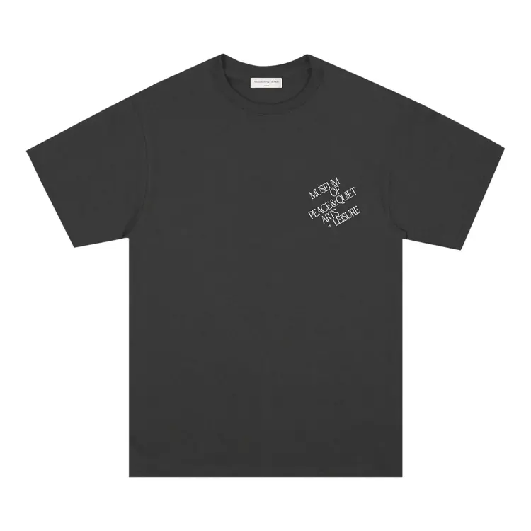 Museum of Peace & Quiet Arts + Leisure T-Shirt 'Charcoal'