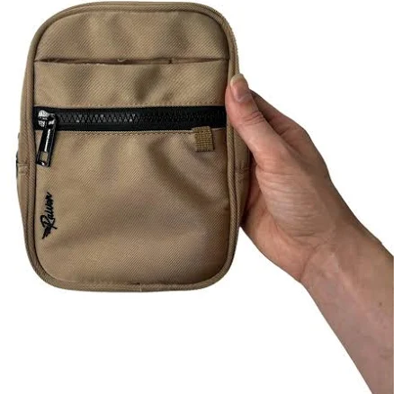 Tan Bag with Tumbler Belt