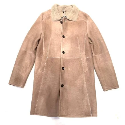 Kashani Men's Shearling 7/8 Trench Coat