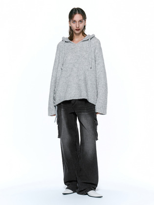 Oversized Hood Knit