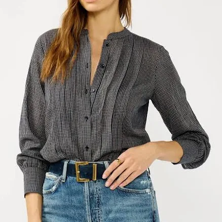 Alma Checkered Blouse