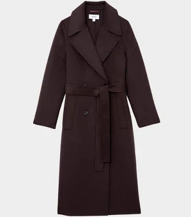 Reiss Women's Rene Double-Breasted Wool-Blend Coat