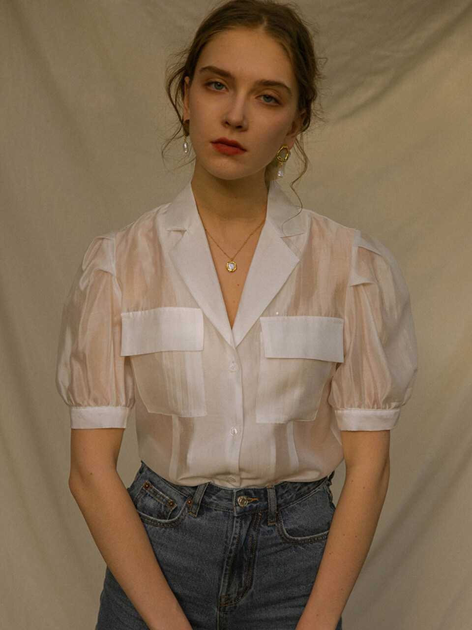 CLAIRE clean shirts [WH]