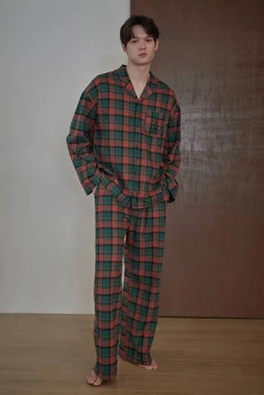 CLASSIC PAJAMA SET_tree check