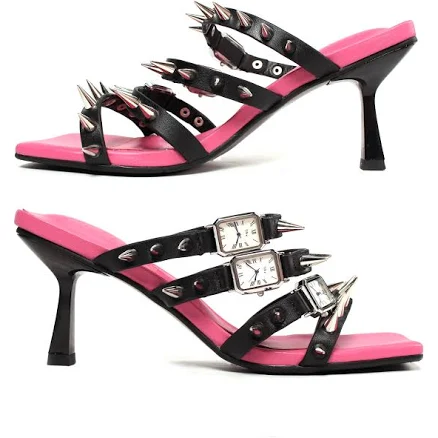 1XBLUE Watch Your Step Heels