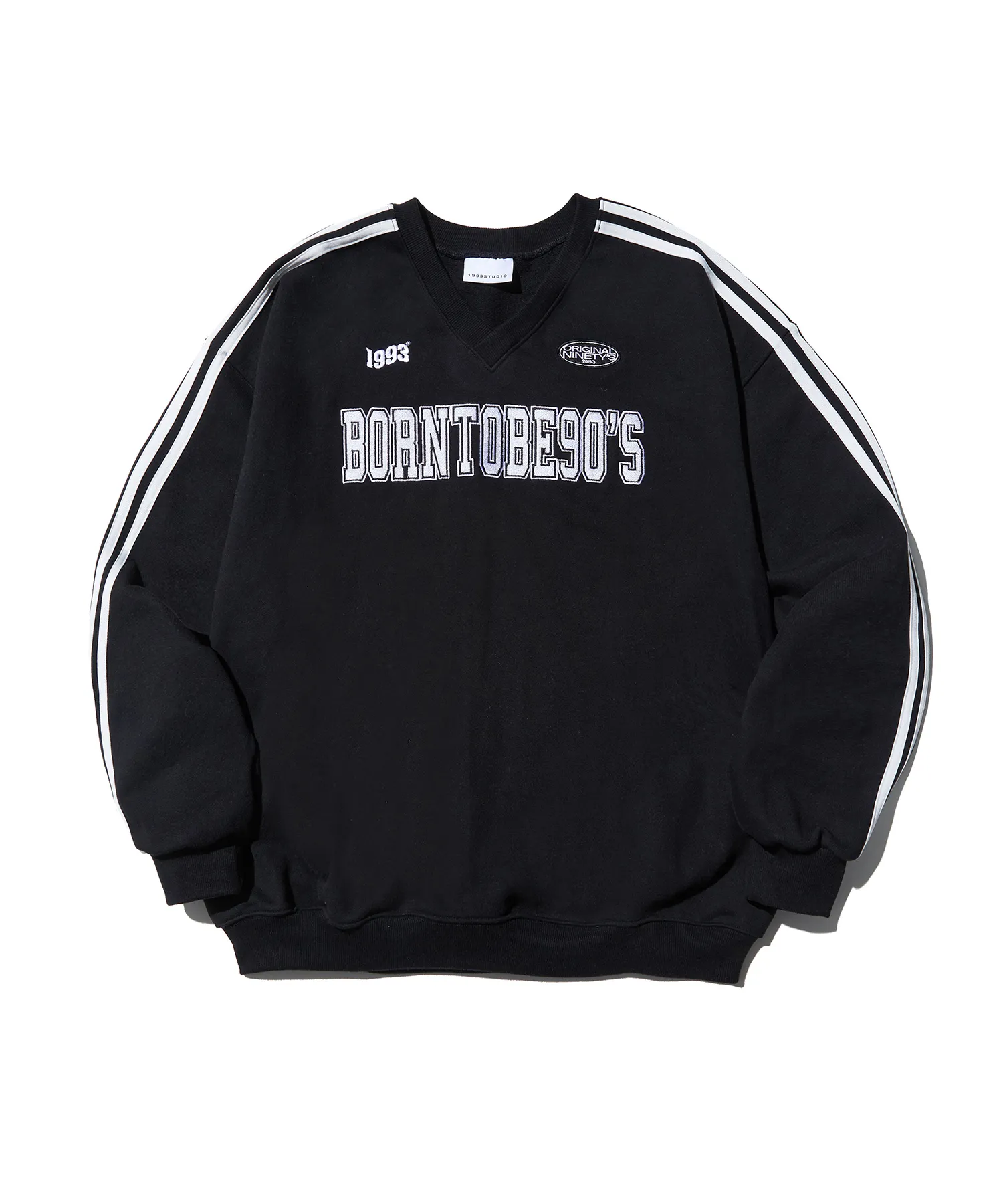 90s Track Sweatshirt_Black