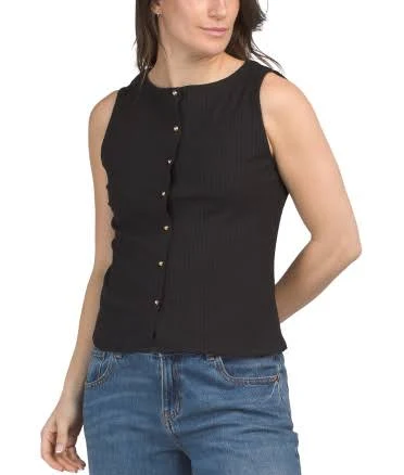 Women's Wide Rib Sleeveless Top