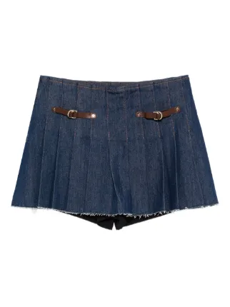 Pleated Mini Skirt