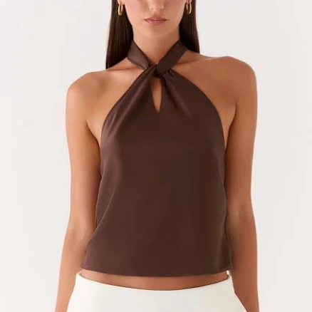 Maddox Scarf Top