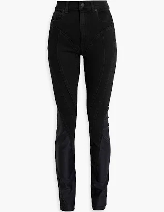 Mugler Swirl Skinny Jeans