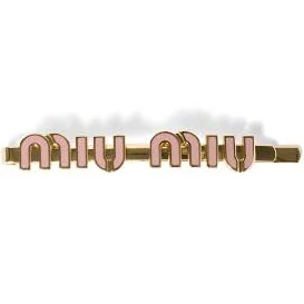 Miu Miu Enameled Metal Hair Clip