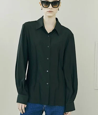 W Concept Nouve Balloon Sleeve Silket Blouse