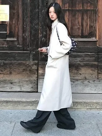 SISTINA Wool Single Handmade Long Coat_AWHCTP41020" by W Concept