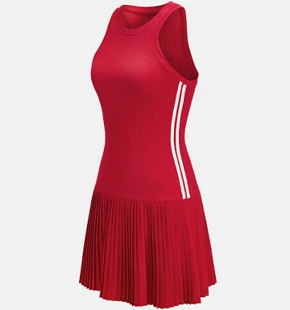 Sleeveless Pleated Knit Dress