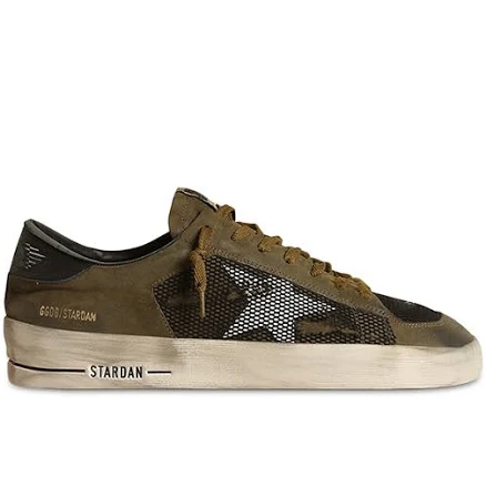 Golden Goose Men's Stardan Low-Top Leather & Mesh Sneakers