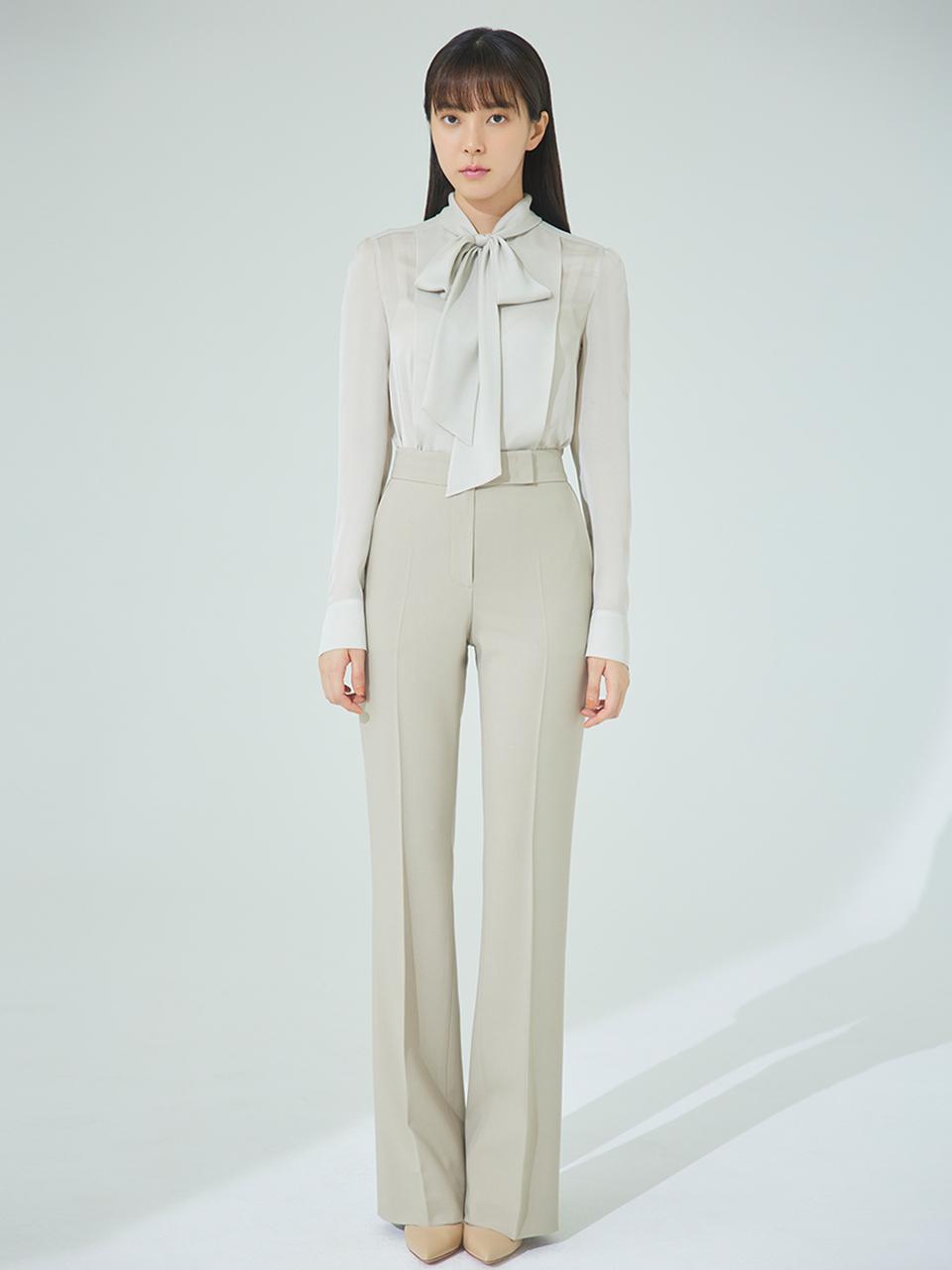 NO.9 PANTS - ASH BEIGE