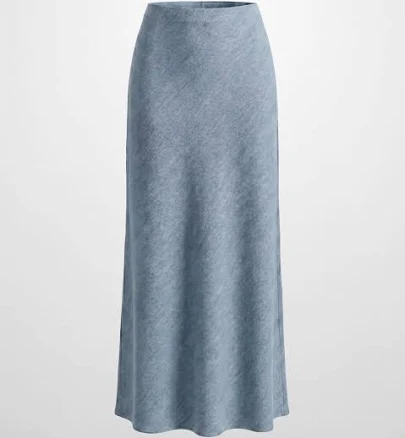 Classic Denim Maxi Skirt