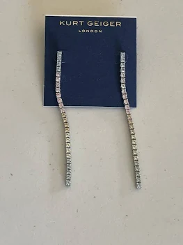 Kurt Geiger Pastel Cubic Zirconia Linear Drop EarringsKurt Geiger Pastel Cubic Zirconia Linear Drop Earrings