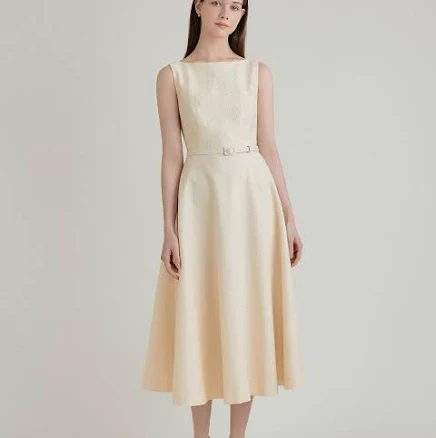 W Concept TOWAV SAGE BOAT NECK Dress