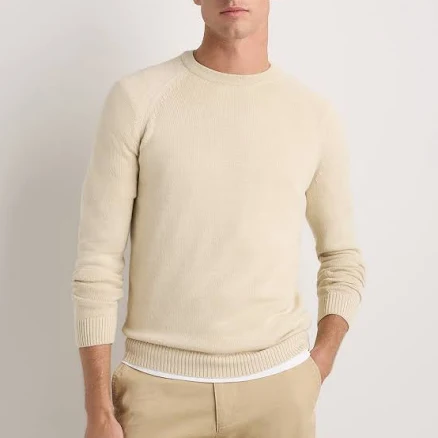 Quince Men's Alpaca-Wool Crewneck Sweater
