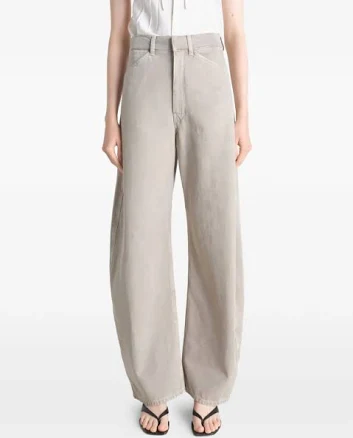 Lemaire High-Waisted Curved Leg denim