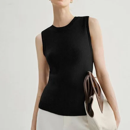 Women's Pure Cashmere Sleeveless Top