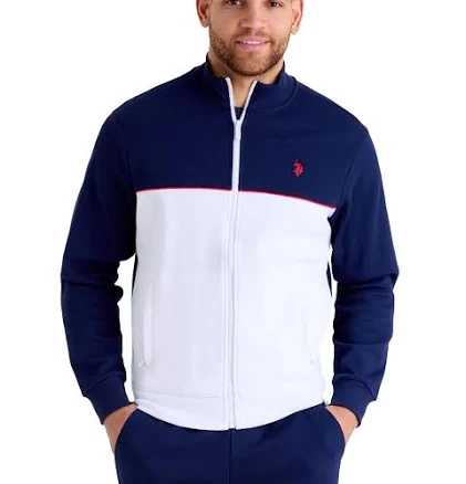 U.S. Polo Assn. Men's Modern Sport Colorblock Track Jacket
